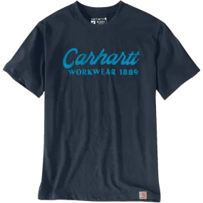 Men's Heavyweight Short Sleeve Script Graphic Tee MinimalistCut