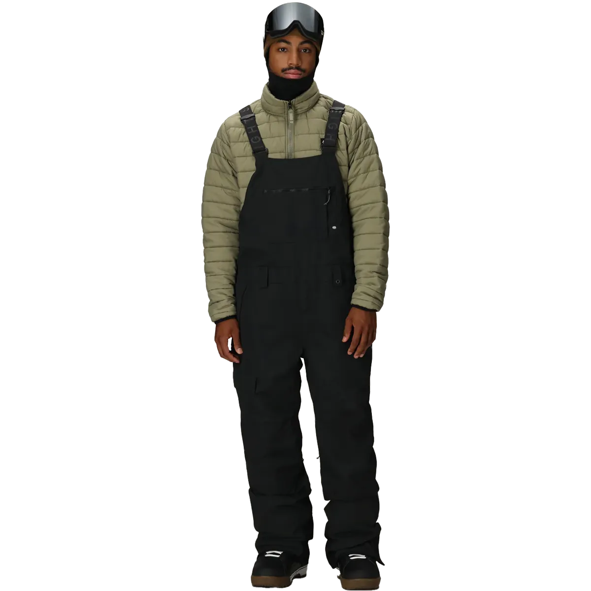 Men's Hot Lap Insulated Bib Zip Closure Blend