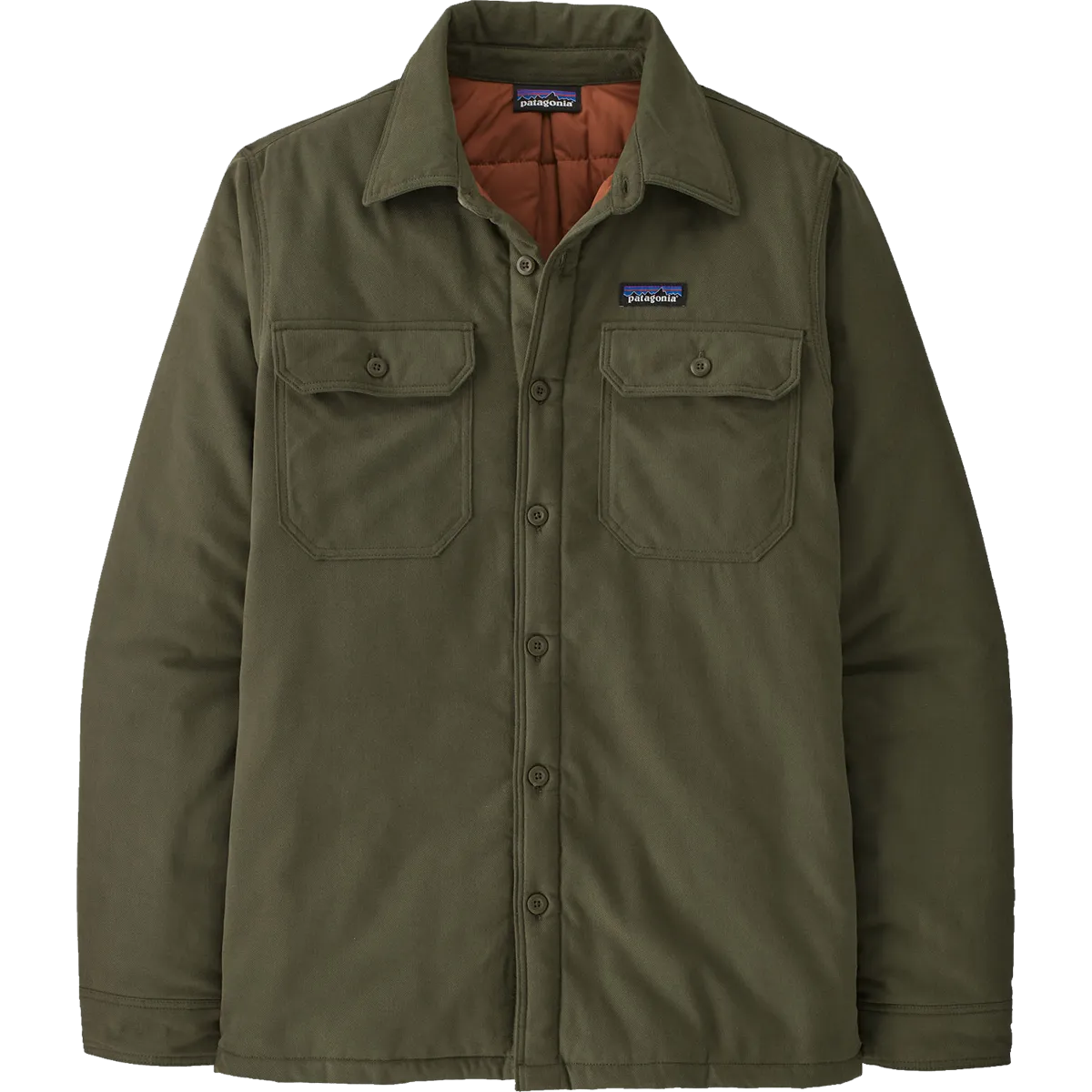 Men's Insulated Organic Cotton Midweight Fjord Flannel Shirt Balanced Insulation Water Resistant Design