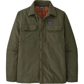 Men's Insulated Organic Cotton Midweight Fjord Flannel Shirt Slim Silhouette Effortless Travel Wear