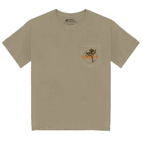Men's Joshua Tree Puffy Pocket Tee Comfy Wear Travel Style Trend