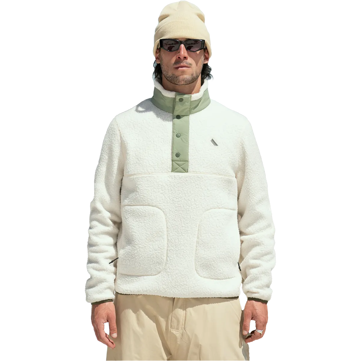 Men's Kenlem Fleece Popover Essential Fit Lightweight Warmth Core
