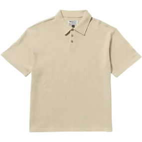 Men's Leaf Lines Polo Short Sleeve Simple Style