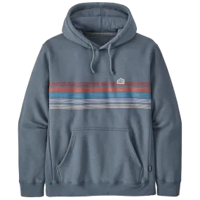Essential Wardrobe Wrinkle Free Material Men's Line Logo Ridge Stripe Uprisal Hoody