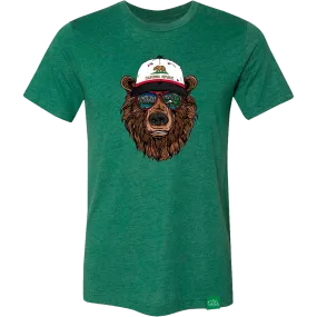 Breathable Underarm Gussets Men's Miami Vice CA Bear Tee