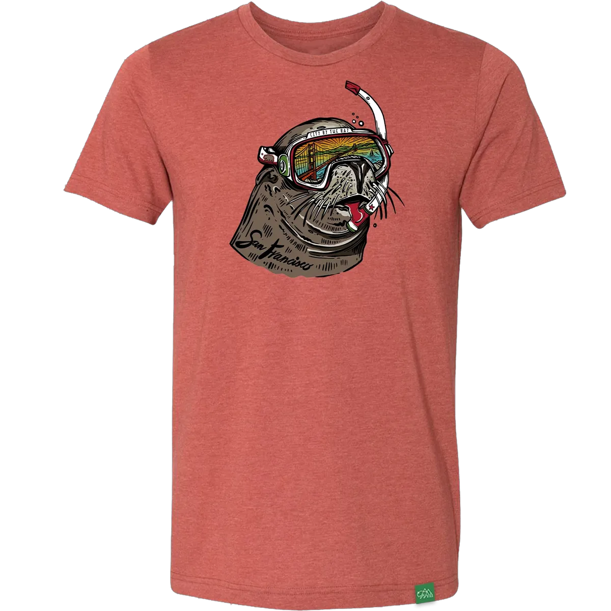 HypoallergenicFabric Ethically Sourced Yarn Men's Miami Vice SF Sea Lion Tee