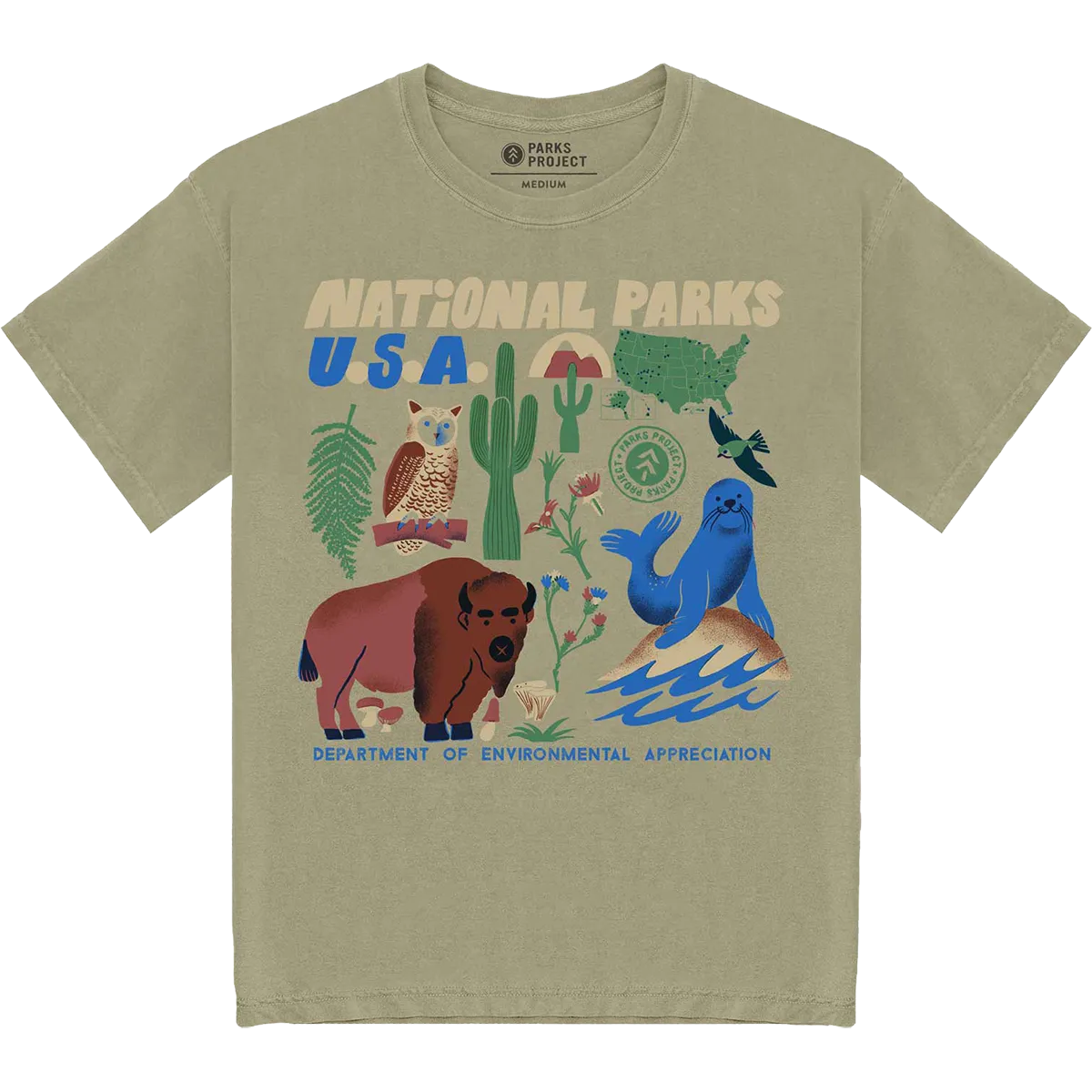Everyday Comfort certified Men's National Parks of the USA Tee