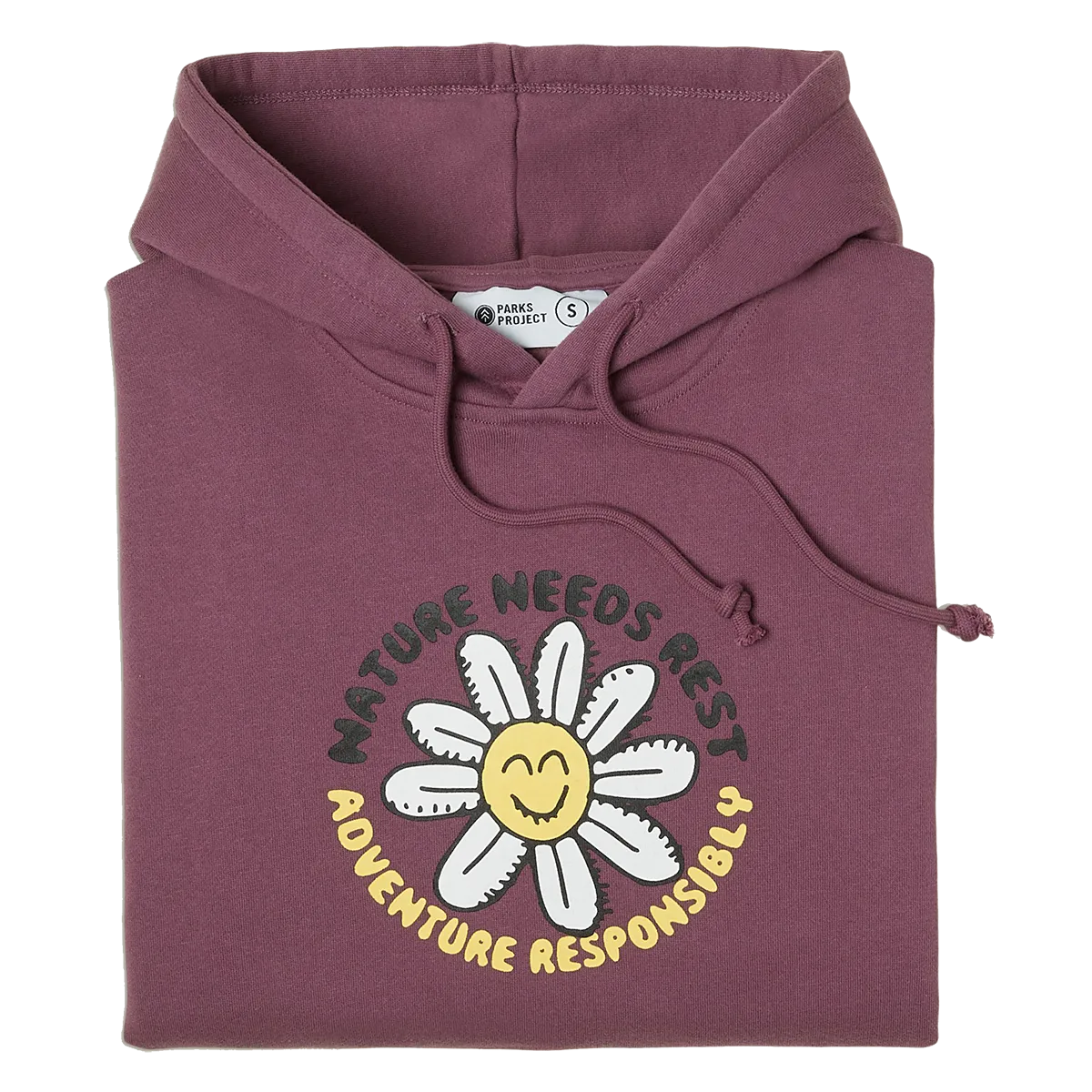 Men's Nature Needs Rest Hoodie Lattice Stitch Pattern