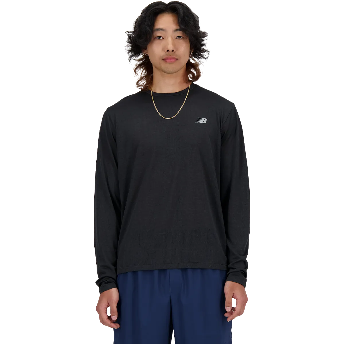TemperatureRegulating DroppedShoulder Men's NB Athletics Run Long Sleeve