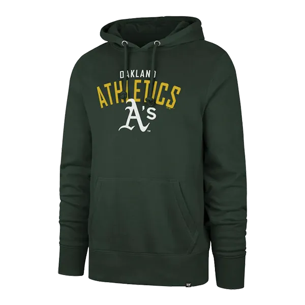 Layered Ply Construction Men's Oakland Athletics Outrush Headline Hoody