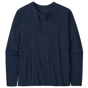 Hidden Pocket Design Men's Organic Cotton Lightweight Henley