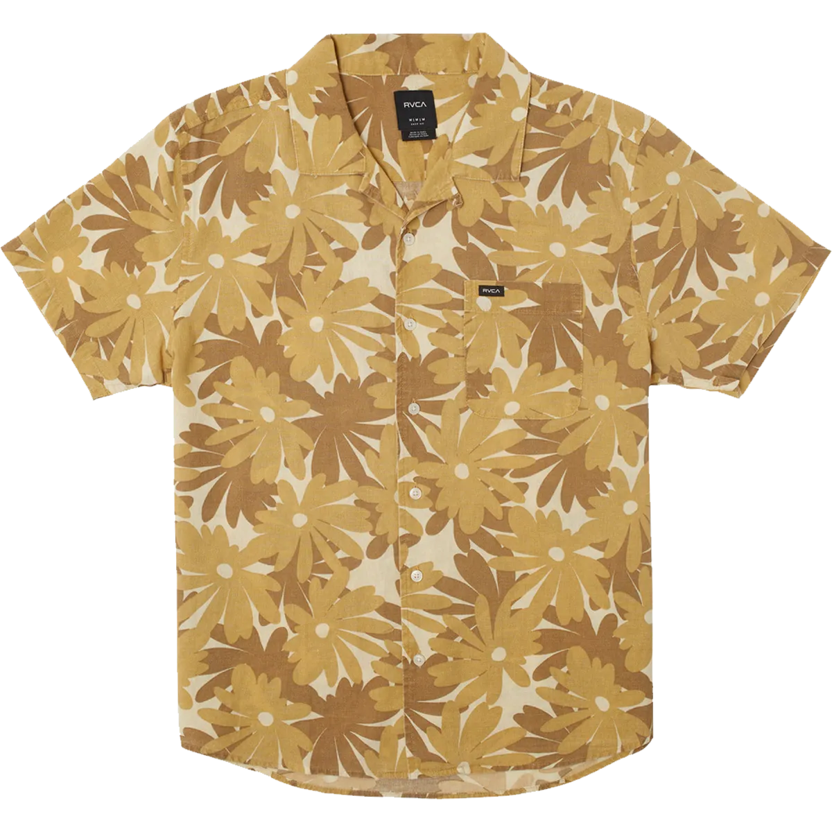 PreShrunkCotton Men's Pop Floral Short Sleeve Shirt