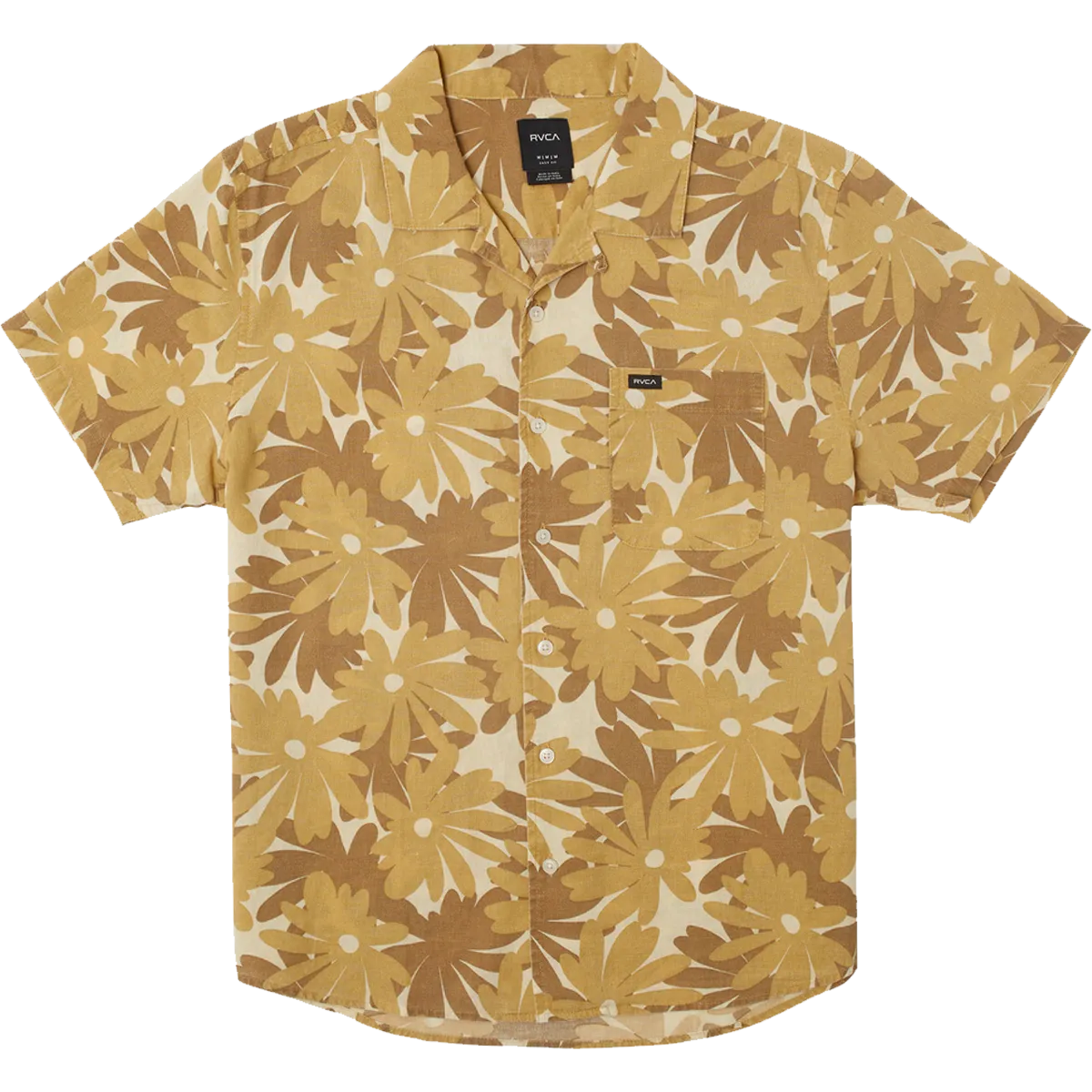Men's Pop Floral Short Sleeve Shirt Comfy Apparel Holiday Casual