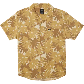 Stylish Wearable Simple Comfort Men's Pop Floral Short Sleeve Shirt