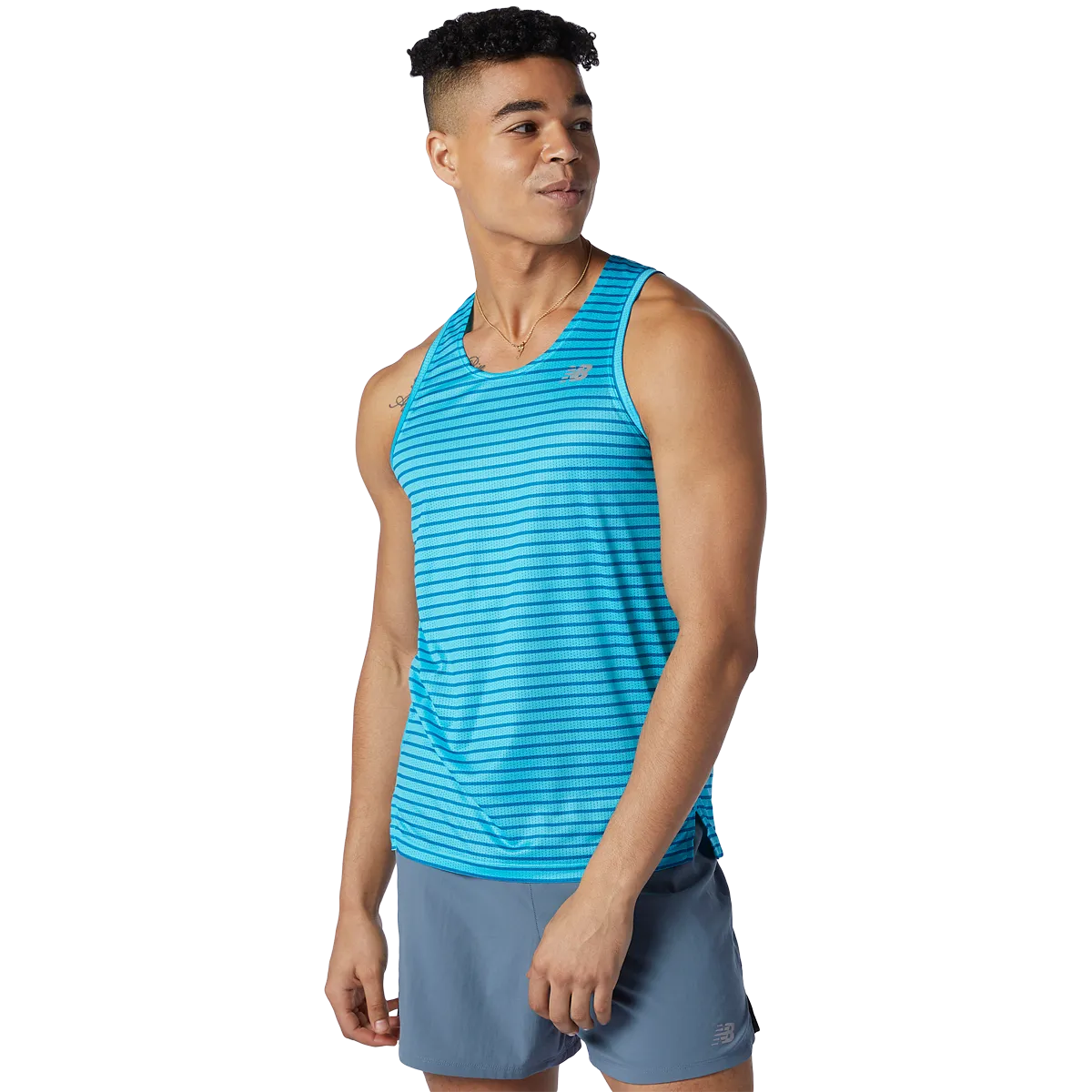 ZeroWaste Production Men's Printed Impact Run Singlet