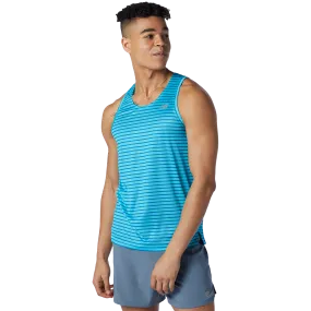 Hiking durability Men's Printed Impact Run Singlet