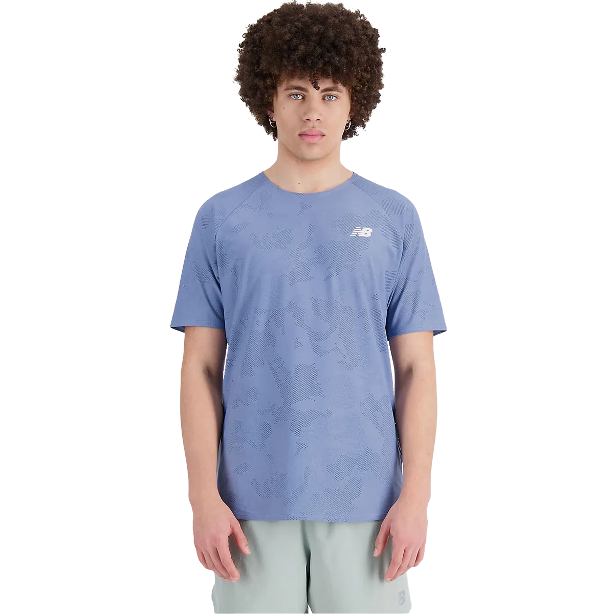 Men's Q Speed Jacquard Short Sleeve Comfy Look Wear