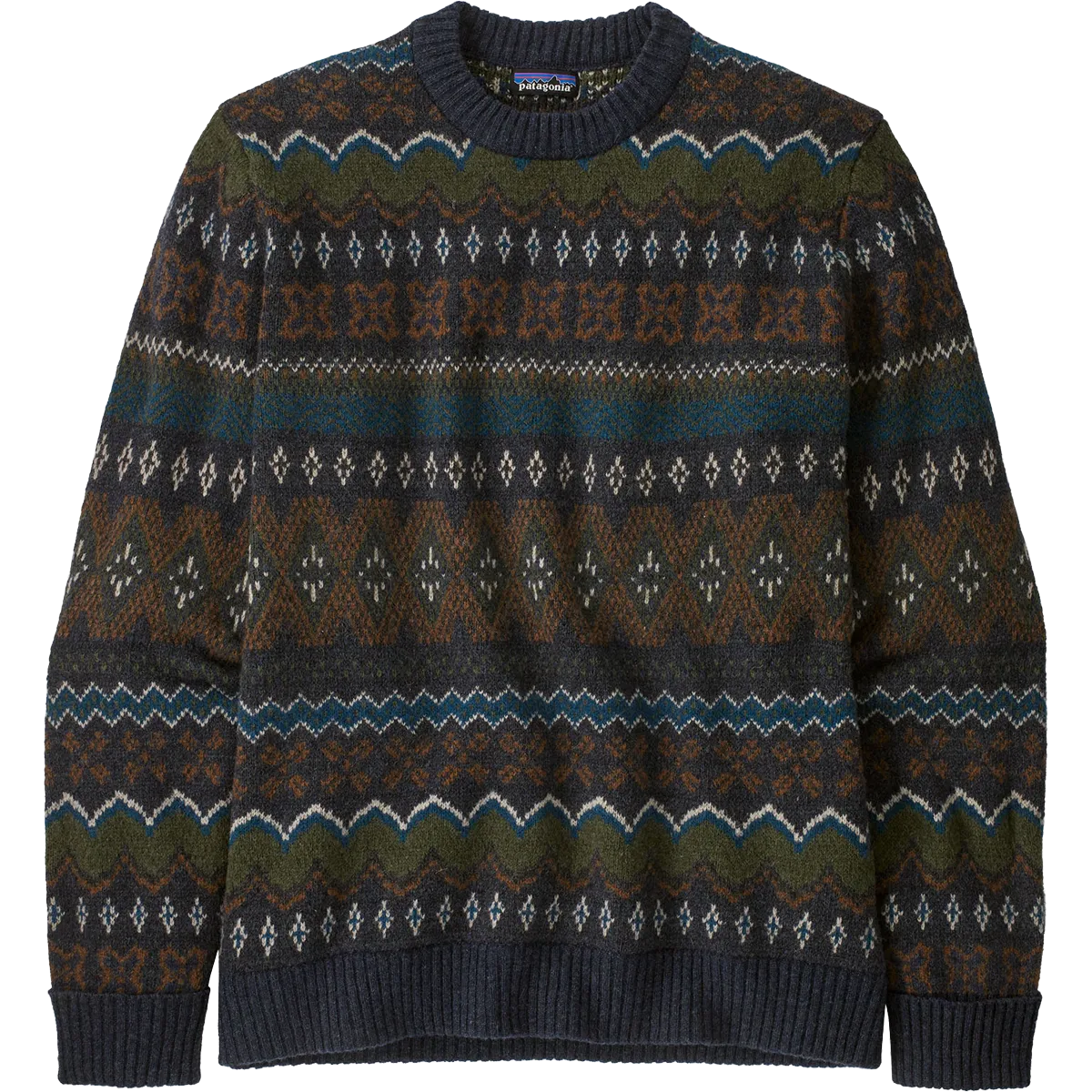 ConvertibleCollar Ventilation Panel Men's Recycled Wool-Blend Sweater
