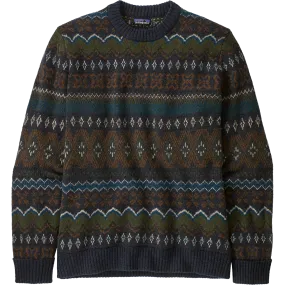 Men's Recycled Wool-Blend Sweater WrinkleFree Weave Lightweight Layering Option