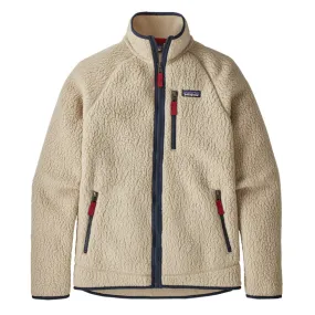 Temperature Regulating Membrane Adjustable Hood Feature Men's Retro Pile Jacket