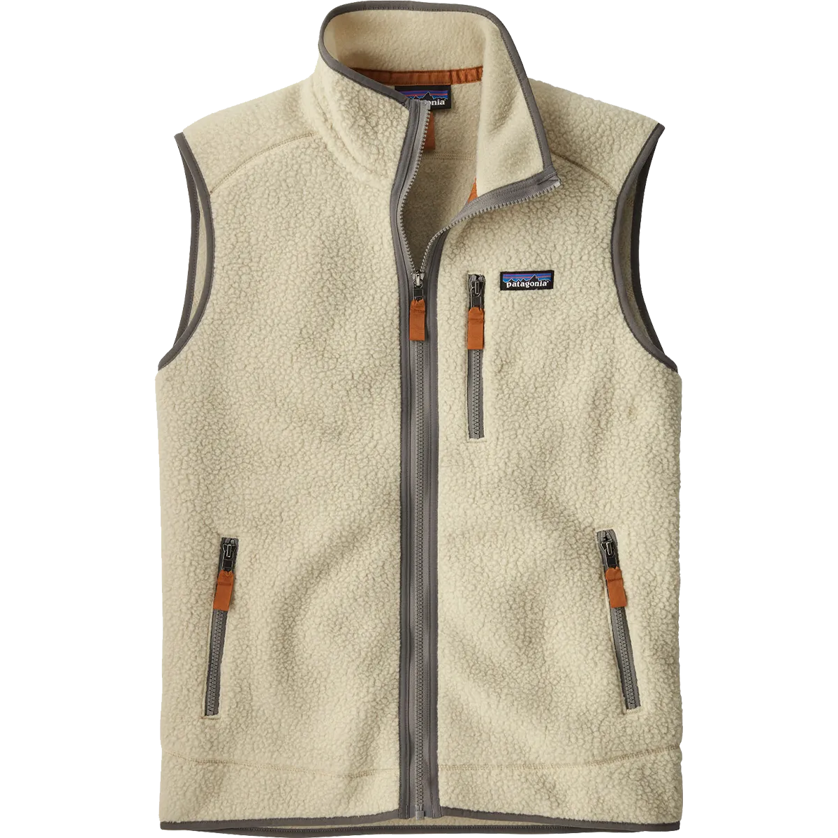 stand neck Breathable Design Men's Retro Pile Vest