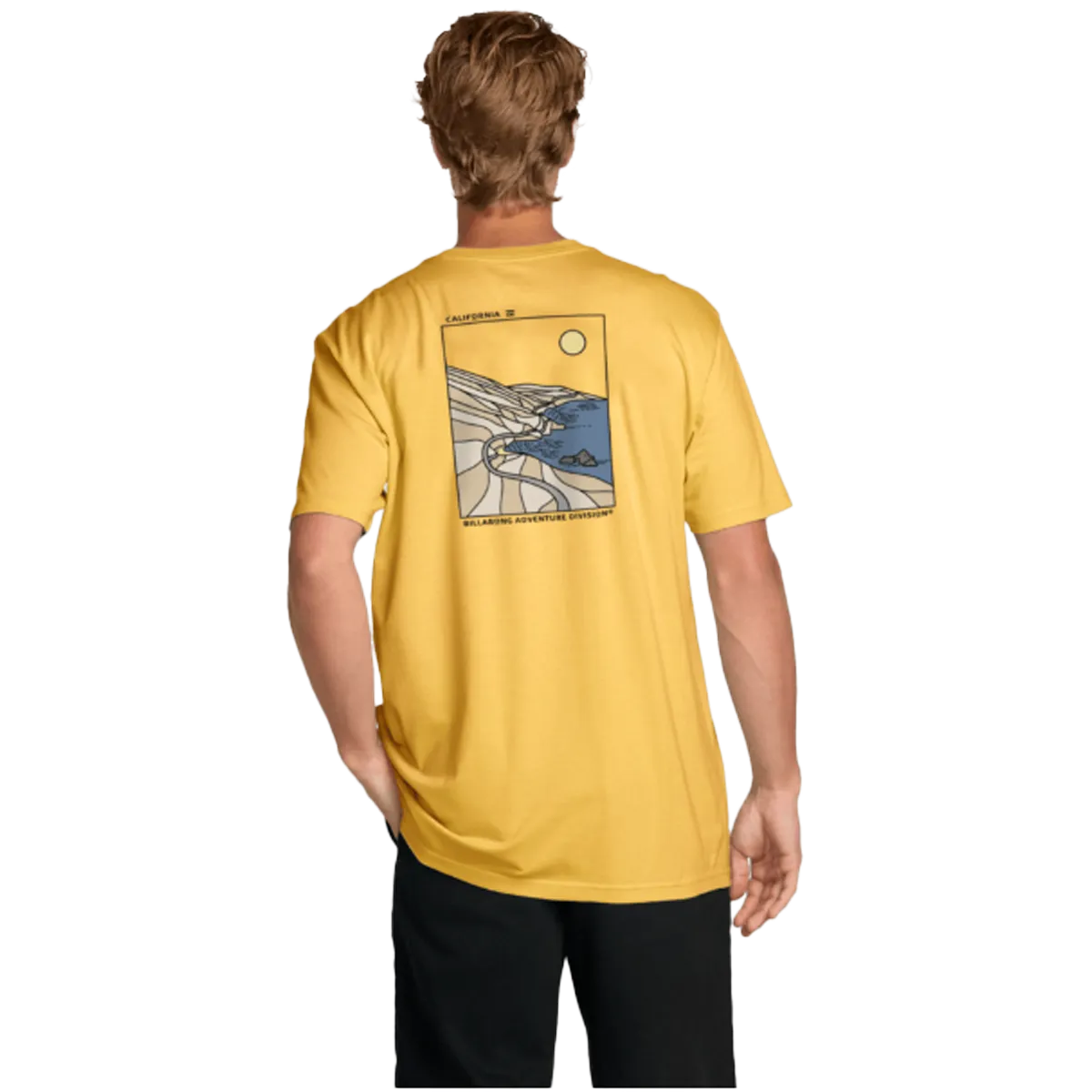 Men's Roadtrip CA Short Sleeve Adult Wear Water Based Ink Print