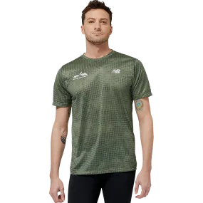 Cozy Essentials Men's Run For Life Printed Impact Run Short Sleeve