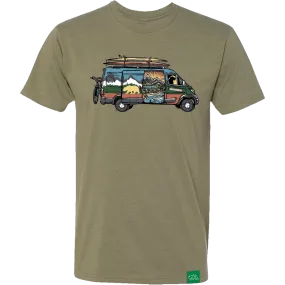 Comfortable Design Geometric precision Men's Sea to Summit Tee