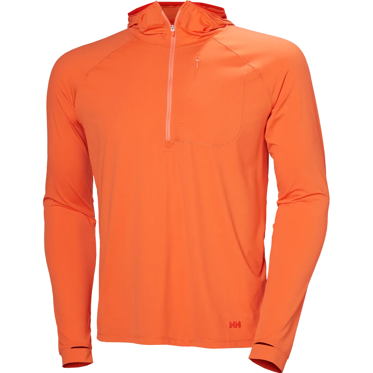 Ultrasoft Inner Lining ZipperedPockets Men's Shine Solen 1/2 Zip Hoodie