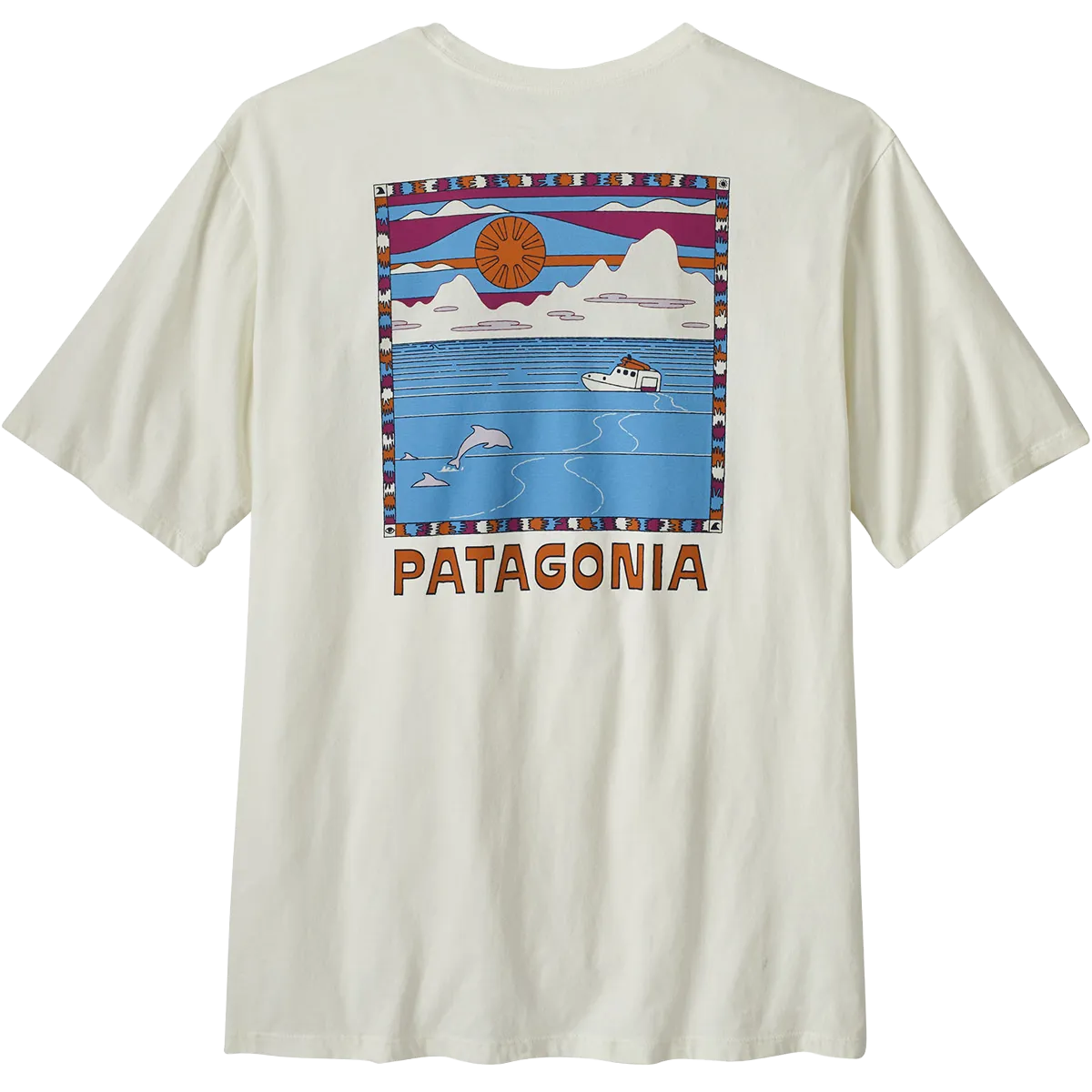 Men's Summits Swell Organic Tee Biodegradable Fiber Composition Heat Regulating Fabric
