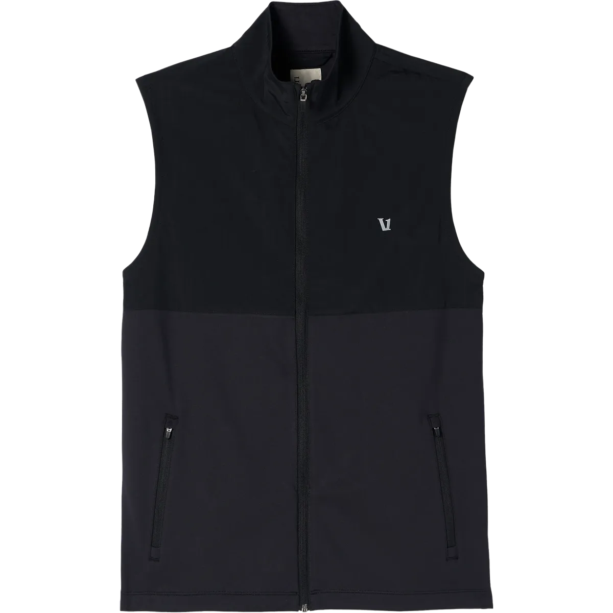 Men's Sunday Element Vest Taped Neckline Durable Zipper