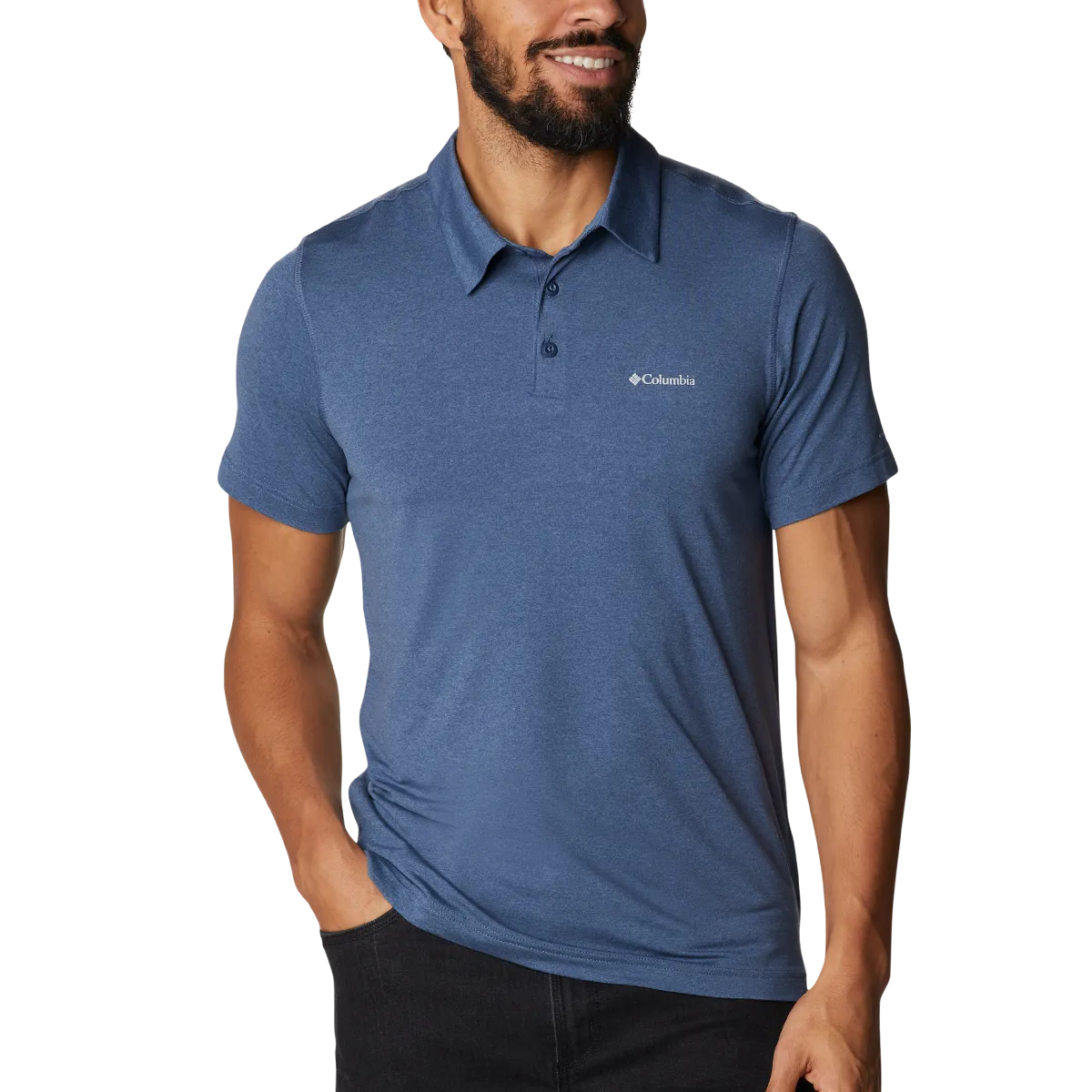 Men's Tech Trail Polo ButterSoft Handfeel FourWay Stretch Fabric