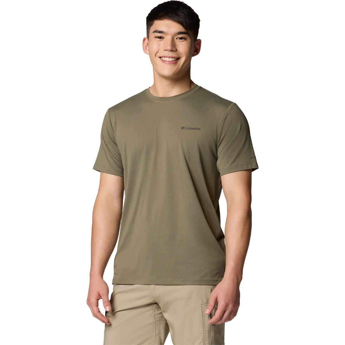 Men's Tech Trail Utility Short Sleeve Crew Casual Tank Timeless Cut