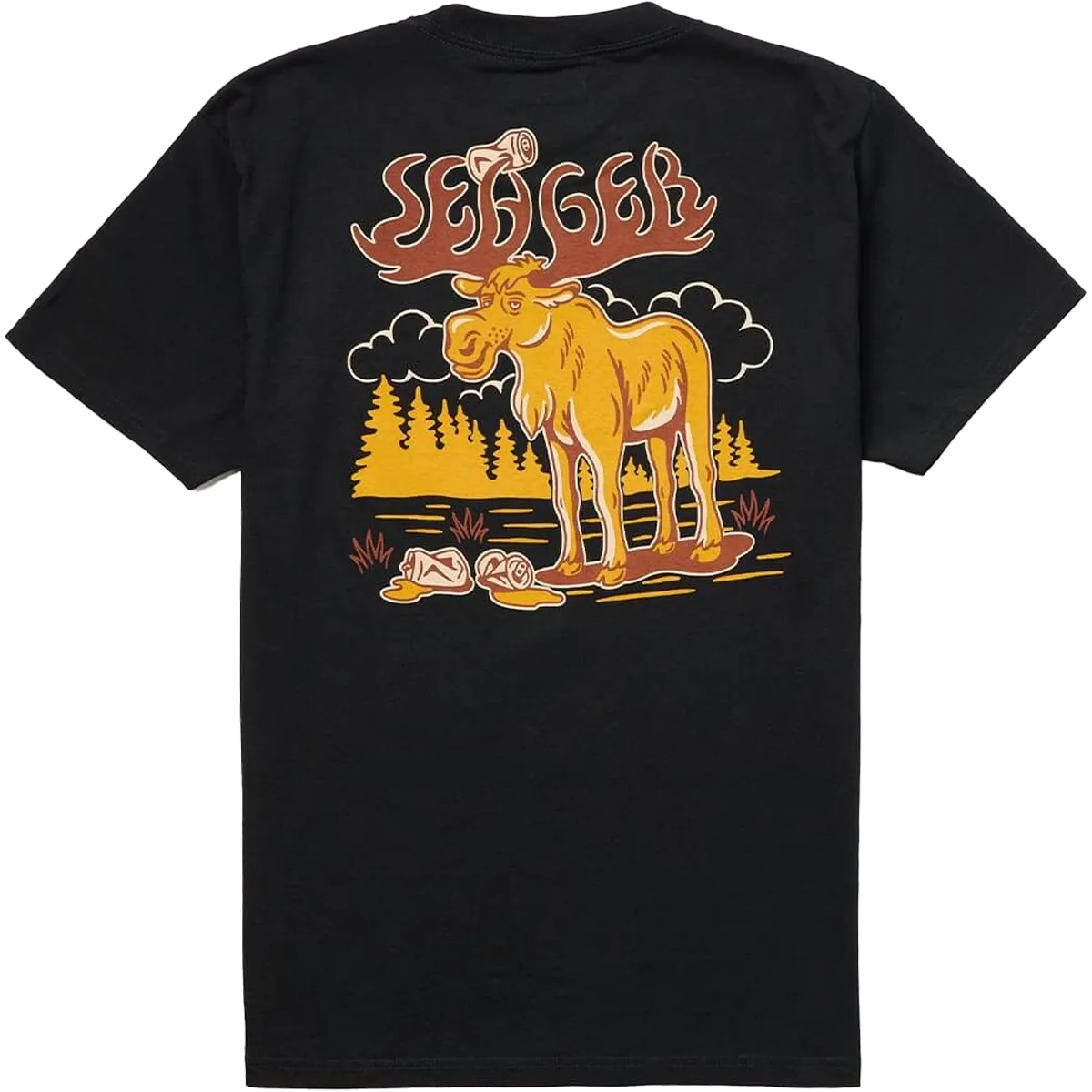 Men's Tipsy Moose Tee Simple Pullover