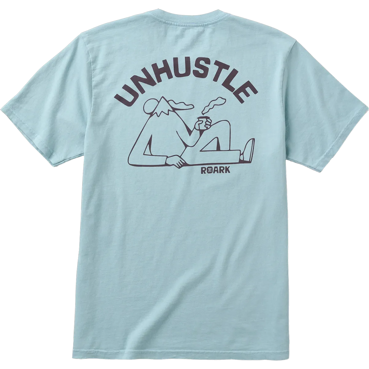 Men's Unhustle Mountain Tee Soft Hoodie