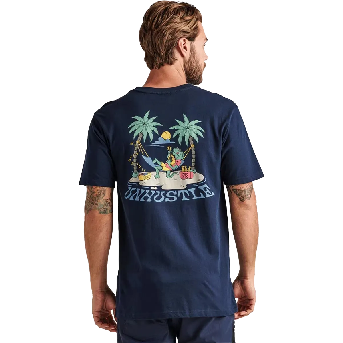 Seasonal Must-Have Casual Statement Men's Unhustle Tee