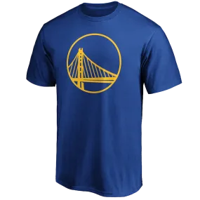 Essential Wardrobe Men's Warriors Cotton Primary Logo Short Sleeve