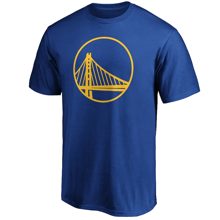 MinimalistDesign Cotton Blend Men's Warriors Cotton Primary Logo Short Sleeve