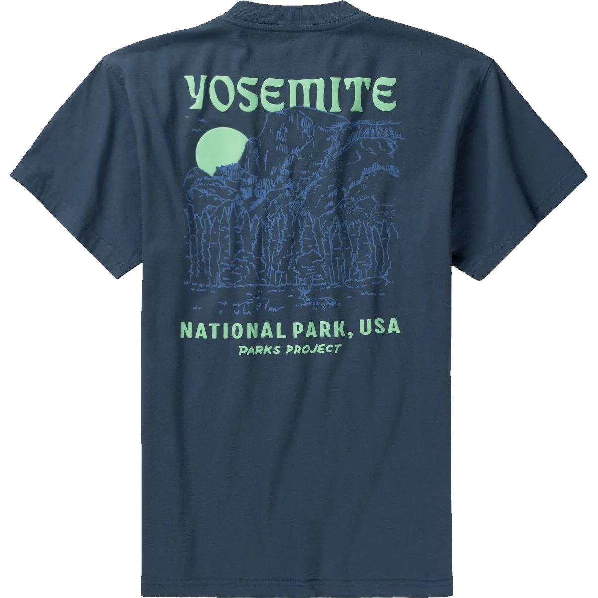 Holiday Outfit Style Elegant Detail Men's Yosemite Puff Print Short Sleeve Tee