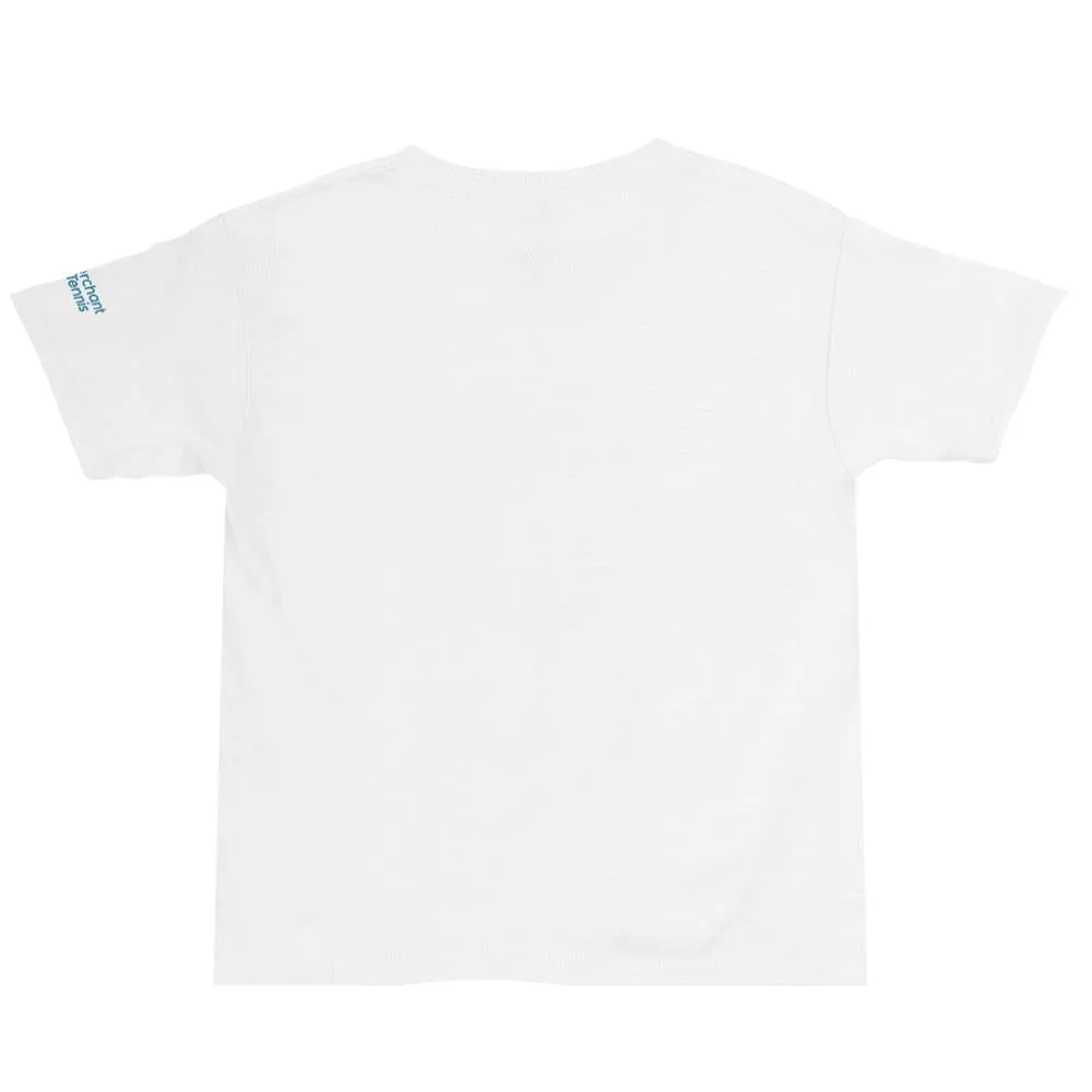 Premium Look Merchant of Tennis Junior Multi City Court Tee - White/Multi