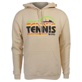 Merchant of Tennis Retro Racquet Hoodie - Sand Elastic Fabric Sturdy Construction
