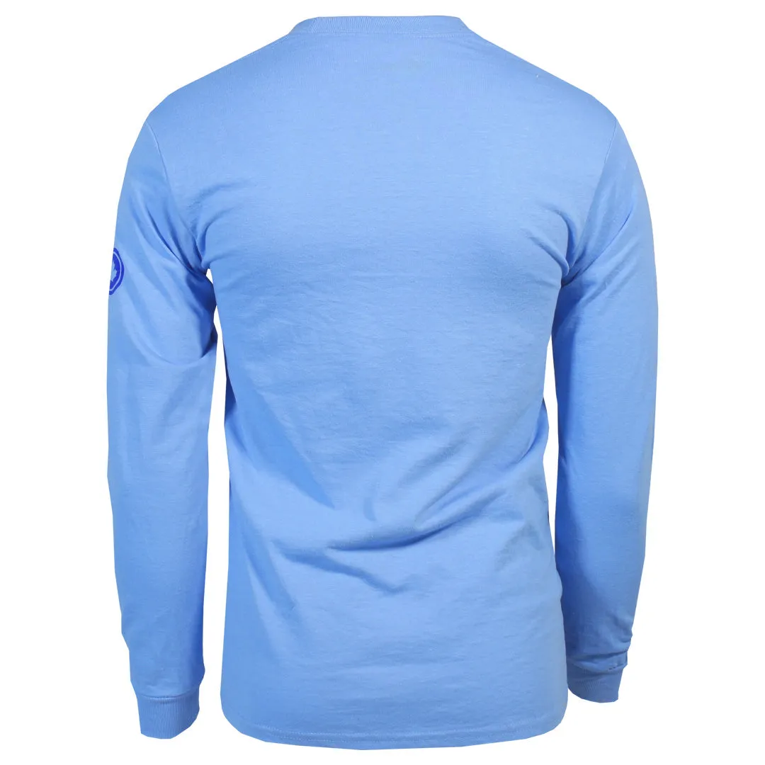 Easy Care Merchant of Tennis TO Longsleeve - Carolina Blue Roll-Up