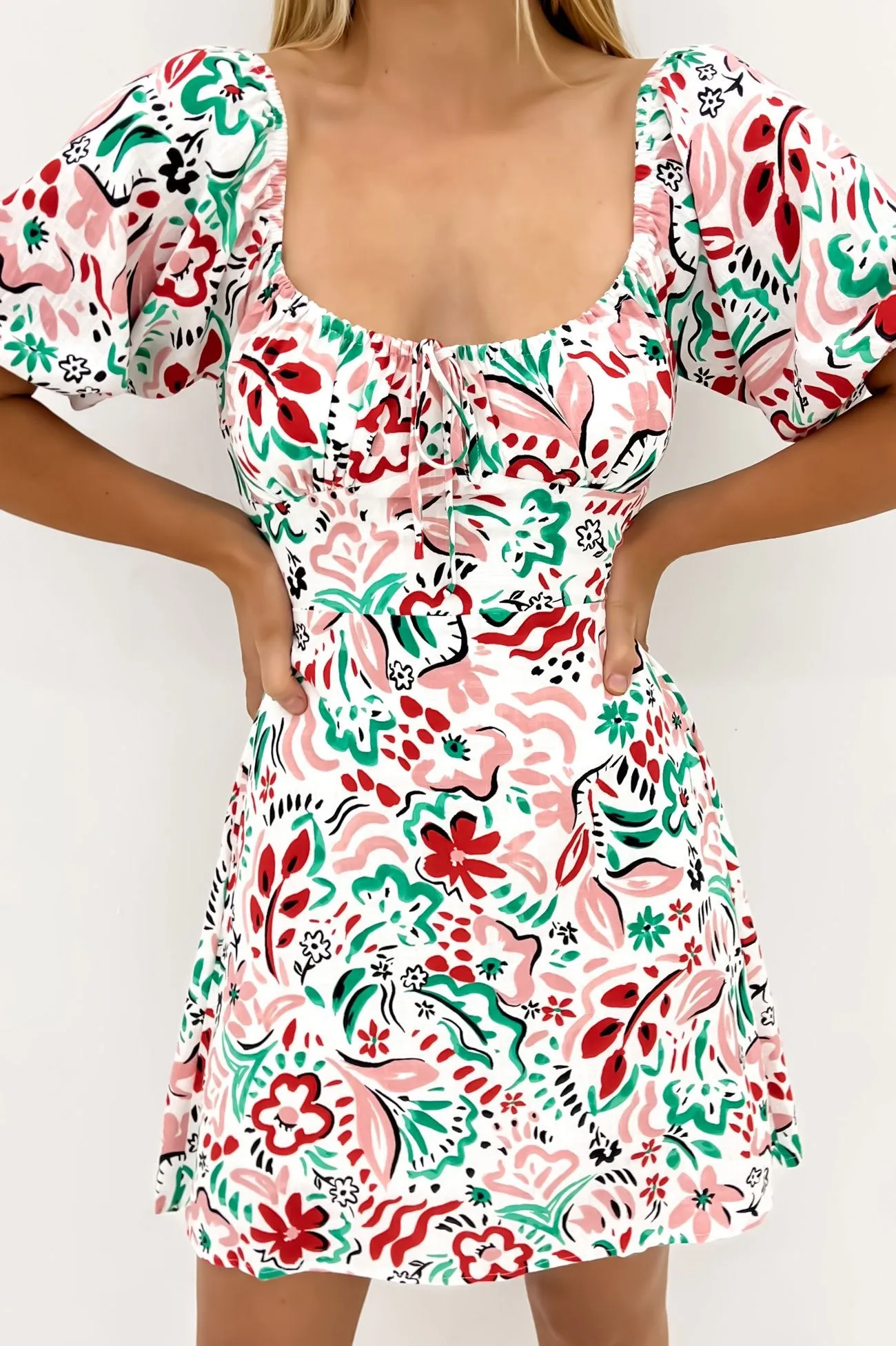 french chic Merry Mini Dress Multi