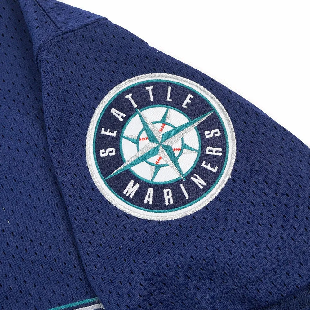 Breathable mesh Tactile Surface Weave Randy Johnson Seattle Mariners 1995 Throwback Batting Practice Jersey