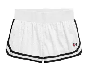 Ironing Allowed Suede Mesh Shorts Women