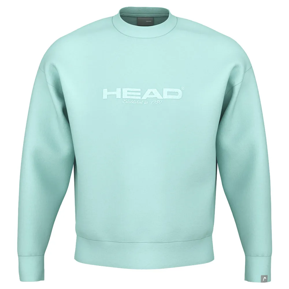 Head Unisex Motion Crew Sweatshirt - Aqua TearResistant Reinforcement Silver Glow