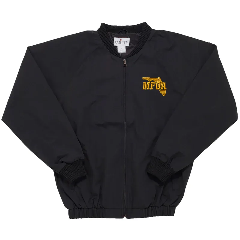 Noise Reduction Design MFOA Logo Zip Front Referee Jacket