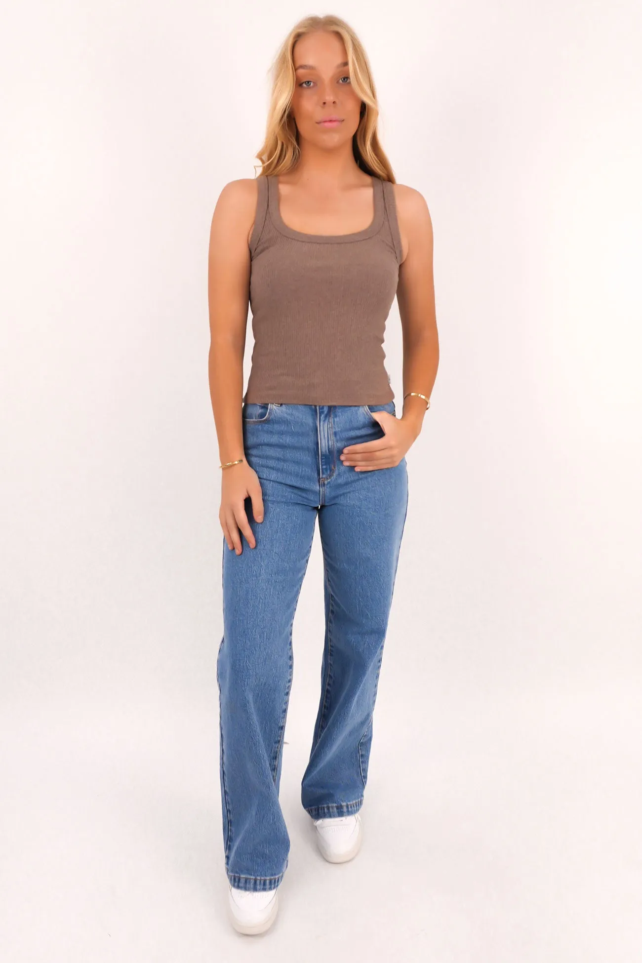 Outdoor Ready Flexible Mobility Design Mia Tank Brown