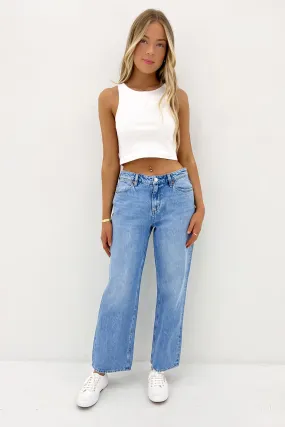 Always Needed Mid Bella Baggy Jean Suspicion Petite