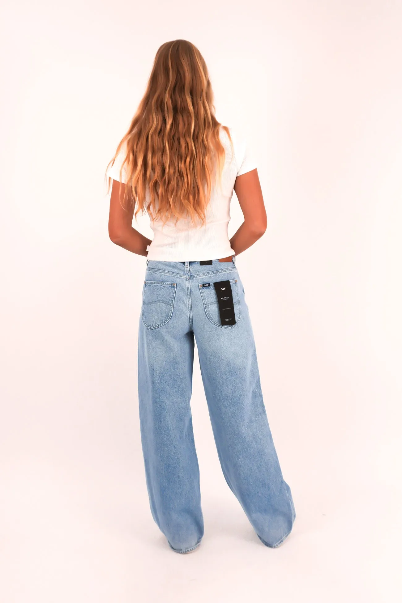 Mid Slouch Jean Downtown Fade Bartack Stitching Outfit Routine